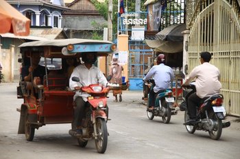 Exploring the streets of Cambodia