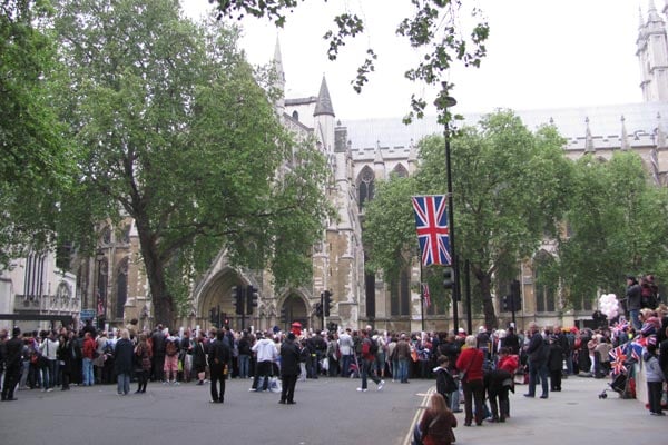 The Royal Wedding at Westminster Abbey in London!
