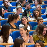 Students in lecture theatre 
