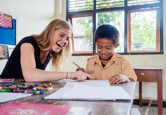Teaching volunteer in Bali with IVHQ