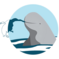 Khmer Ocean Life logo (Irrawaddy dolphin)