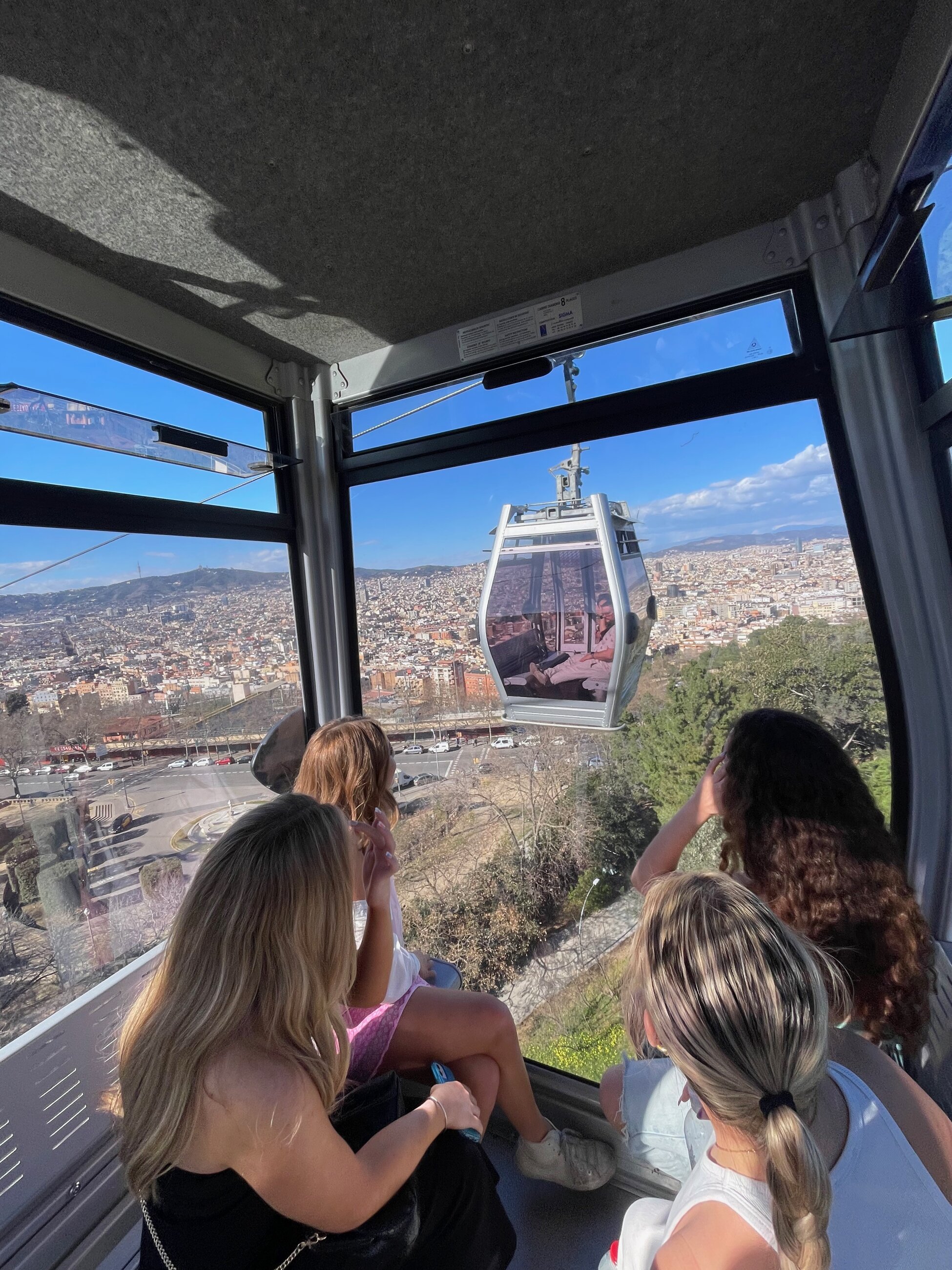 The Montjuïc Cable Car View