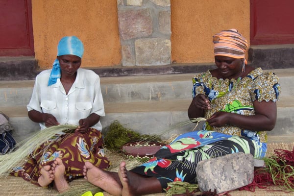 Local villagers in Rwanda