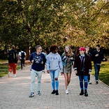 IFSA student on University of Melbourne campus