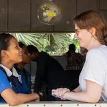 Volunteer with Children at Education Project in Siem Reap, Cambodia