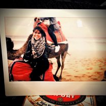 Getting to ride camels in Morocco