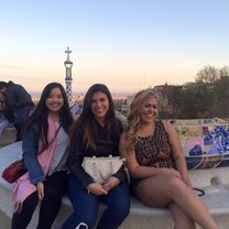 First Semester roomates and me in Barcelona