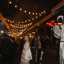 Me at the Winter Night Market in Melbourne