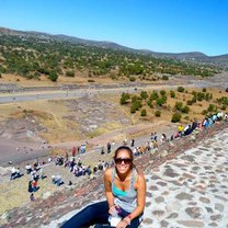 Teotihuacan pyramids.