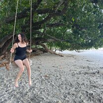 Me on a tree swing I found in Cairns! 