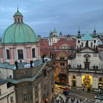 A view of Prague city center.